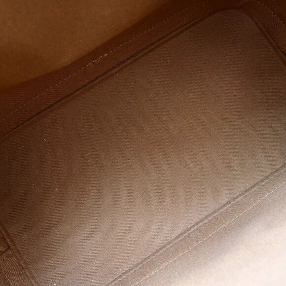 LOUIS VUITTON LV Logo Alma Hand Bag Monogram Leather Brown France M51130 73RJ880 - Picture 15 of 16